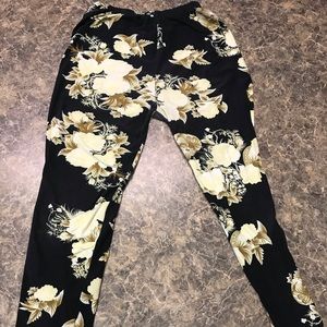 Floral leggings
